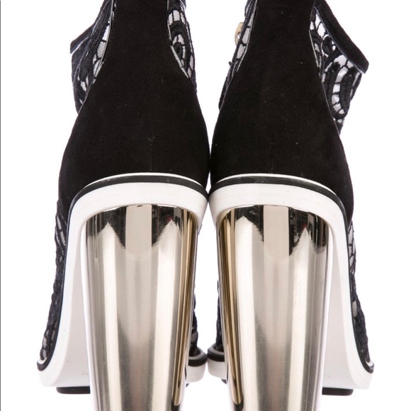 Nickolas Kirkwood lace cap-tie Bootie - Picture 3 of 5